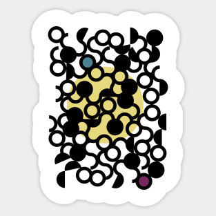 Contraption of Circles 4 Sticker